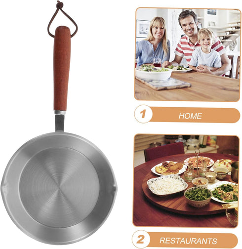 Stainless Steel Mini Pot, Non-stick Frying Pan, Mini Muffin Skillets, Ceramic Bakeware, U.K. Non Stick Egg Pan