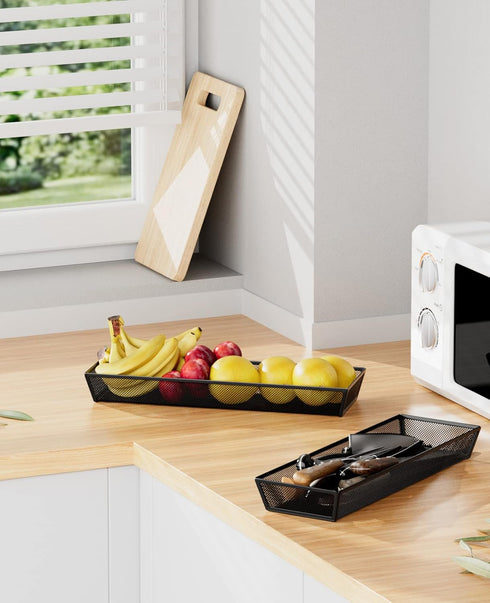 JANE EYRE Kitchen Drawer Organizer, Silverware Utensil Tray for Kitchen Drawer