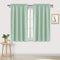 DWCN Blackout Curtains, Room Darkening Thermal Insulated Panels, 52 x 45 inches Long, Set of 2 Light Green Drapes