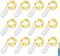 BXROIU Fairy Lights CR2032 Battery Operated,6.6Ft/2Meter 20 LEDs Micro Silver Wire String