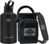 NATURE PIONEOR Tactical Water Bottle, Stainless Steel 18/8 Food Grade Half Gallon Jug with Carrying Molle Sleeve