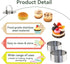 Uncle Jack 4 Pieces Round Cake Ring Molds - Stainless Steel Cake Ring Mold with Pusher for Baking Pastry, Mousse