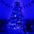 Ranlraka 7Ft 20 Decoration-2Pack Blue Battery Operated LED String Lights LED Silver Copper Wire Fairy Ambiance Lighting