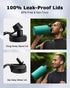 INSPI 64oz Water Bottle with Straw & 2 Lids, Double Wall Vacuum Stainless Steel Large Jug with Handle, 100% Leak Proof