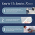 Reli. Carpet Tape, 2" x 8 Yards, Double Sided for Hardwood Floors, Heavy Duty Rug Gripper, Indoor/Outdoor