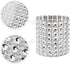 KPOSIYA Napkin Rings, Pack of 60 Rhinestone Diamond Adornment for Wedding Receptions, Dinner or Holiday Parties