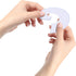 30 Pack White Round Closet Rack Dividers Hangers with 1 Bonus Marker - Clothing Size (Outer 3.5 , Inner 1.38 Diameter)