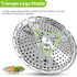 Vegetable Steamer Basket, Premium Stainless Steel - Folding Expandable Steamers Fits Various Size Pot (Extra Large 6.5"