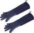 Extra Long 19.7" Professional Oven Mitts, Non-Slip Silicone Grip, Heat Resistant Up to 572°F, Black
