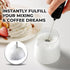 Powerful Handheld Milk Frother Wand - Electric Hand Mixer - Portable Frother Handheld for Coffee - Mini Froth Drink Mixer for Lattes, Cappuccino, Matcha, Hot Chocolate, Creamer - Black by Zulay Kitchen