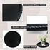 Hodeframe 12in Countertop Coffee Table Tray : Decorative Tray Ottoman Black Round Wood for Coffee Table Decor,Candle