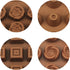 homEdge Truffle Mold Set of 4 Packs - Food Grade Non-Stick Silicone Jelly Chocolate Candy Ice Molds
