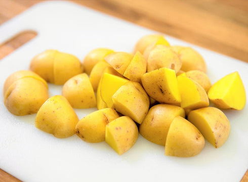 2026-5 TomorrowSeeds - Yukon Gold Seed Potatoes - USDA Certified for Growers Tuber Yellow Skin New Potato Garden