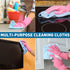 TEAWOO Cloths-15 Pack, 5 (12x12 inches) Microfiber Cleaning Cleaning Rags, Microfiber Towels for Cars, Home Colors
