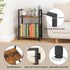 Katrawu 2 Assembly(2 Small Bookshelf for Small Space, Tier Industrial Bookcase,Narrow Book Case Storage Organizer Book