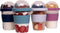Salda 4 Pack 20 oz Breakfast On the Go Cups, Take and