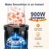 KOIOS 900W Personal Blender for Smoothies and Shakes, Includes 2 No-BPA 22 oz Portable Bottles and Lids