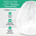 Think Crucial Replacement Strainer Bag Compatible with Toddy Cold Brew System, Washable & Reusable (2 Pack)