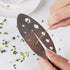 Herb Stripper Tool, Stainless Steel Leaf Zipper for Kale, Chard, Collard Greens, Rosemary, and Thyme
