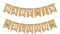 Jute Burlap Baby In Bloom Banner with Flower Spring Theme for Boy Girl Baby Shower Garland Decoration