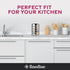16 Pack FineDine: Stainless steel round spice rack