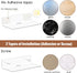 6 Pack 4'' 6'' 9'' Pinkunn Clear Acrylic Floating Shelves for Wall Small Floating Shelf No Drilling with Adhesive
