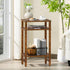 3-Tier YUFAM Side Table End Table Tall Night Stand for Living Room Bedroom Bathroom Office Furniture Brown