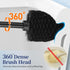 Set: 2 Pack Toilet Bowl Brush Holder Modern Deep Cleaning Bathroom Toilet Scrubber with Caddy for Rv - Rim Decorative