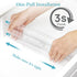 12 Pack 4" 10.2"-16.5" Vtopmart Drawer Dividers for Clothes, High Adjustable Expandable Dresser Drawer Organizer, Clear