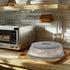 Collapsible Microwave Splatter Cover, Vented Lid with Hook Hole, BPA-Free Kitchen Gadget for Plates