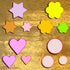 Metal Cookie Cutters Set - 12Pcs Heart, Star, Round, Flower Cookie Cutters for Baking