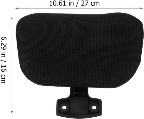 Tofficu Office Chair Headrest Attachment Computer Chair Headrest Adjustable Chair Head Cushion Head Rest for Office Chair(3.0cm Fixing Clips)