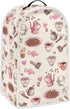 Coffee Pattern Dust Cover for Kitchen Appliances, Compatible with Stand Mixer, Coffee Maker, Juicer, Food Processor