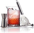 Libbey Carats Cocktail Barware Mixing Set, 25.5 oz Professional Mixing Glass with Bartender Accessories