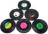 Coaster Vinyl Record Disk Coasters for Drinks, Tabletop Protection, Prevents Furniture Damage (6 PCS)