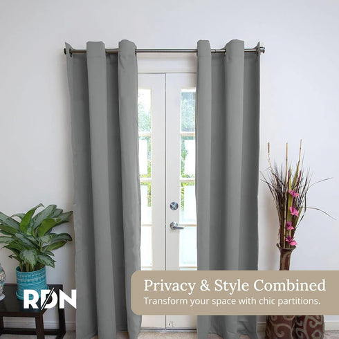 Room/Dividers/Now Adjustable Ceiling Mounted Curtain Rod, Heavy Duty 36-56 Inches Extendable Rods for Walls, Ceilings,