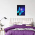 Blue Butterfly Canvas Wall Art, Butterflies Prints Home Decor Picture for Bedroom, Bathroom, Kitchen Office (12"x16")