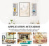 Azonsdop Set 2, Crystal Crushed Diamond Mirrored Candle Sconces of Glam Silver Wall Candle Holders for Living Room