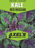 Axel's Garden Seeds 3 Packets Red Russian Kale Seeds for Planting Plant & Grow Heirloom Non GMO Red Russian Kale