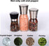 Salt and Pepper Grinder Shakers Set, Refillable Spice Mill Grinders (2.5 inches x 5.1 inches)