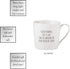 Creative Brands Faithworks Inspirational White Bone China Café Mug, 14-Ounce, Good Morning This is God