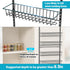 ElegantArray 8-Tier Pantry Door Oragnizer, Over The Door Pantry Organizer Rack and Storage, Hanging Spice Rack Shelves
