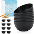 Wheat Straw Bowl Set of 8, Unbreakable 26 OZ Cereal Bowls, Microwave & Dishwasher Safe, Kids Bowls for Salad, Snack