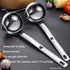 Stainless Steel 12 Inch Oil Separator Soup Ladle, Gravy Skimmer Spoon, Hot Pot Grease Strainer for Kitchen Cooking