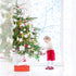 WILLBOND 36 Pcs Christmas Poinsettia Flowers - Glitter Faux Flowers Decoration for Christmas New Year Home Decor