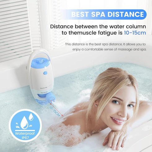 HOAWYEAH Bath Jet Spa, Bath Jet/Bubble Maker Mode, Bathtub Spa Machine Creates Soothing Bubbles and Massage, Bathtub