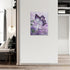 Farmhouse Butterfly Wall Art, Purple Bathroom Decor, Canvas Prints for Bedroom Living Room 12"x16"