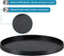 MDLUU 13" Plastic Serving Tray, Ottoman Tray, Round Butler Tray for Breakfast in Bed, Coffee Table Decor, Party