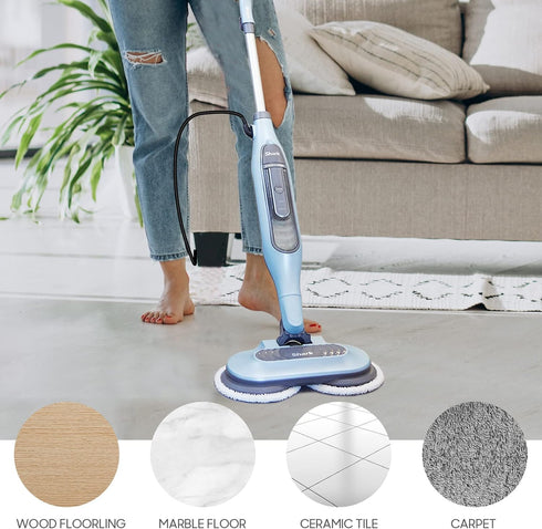 Upgraded Replacement Steam Mop Pads Kit, Compatible with Shark S7001 S7201 S7000 Series, 8 Pack