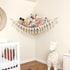 Hammock 100% Abby Baby Extra Large Stuffed Animal with LED Lights Natural Cotton Macrame Toy Storage Net for Plushies